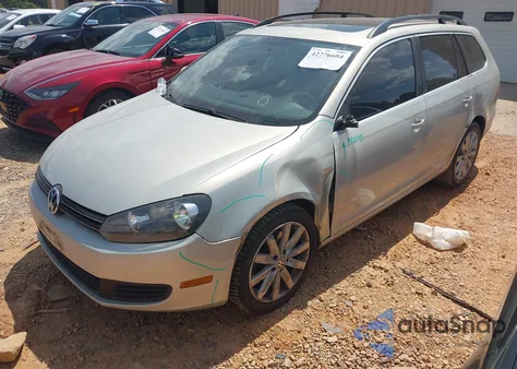 2011 Volkswagen Jetta Sportwagen 2.0L Tdi из США, поврежденный, VIN 3VWPL7AJ2BM661080